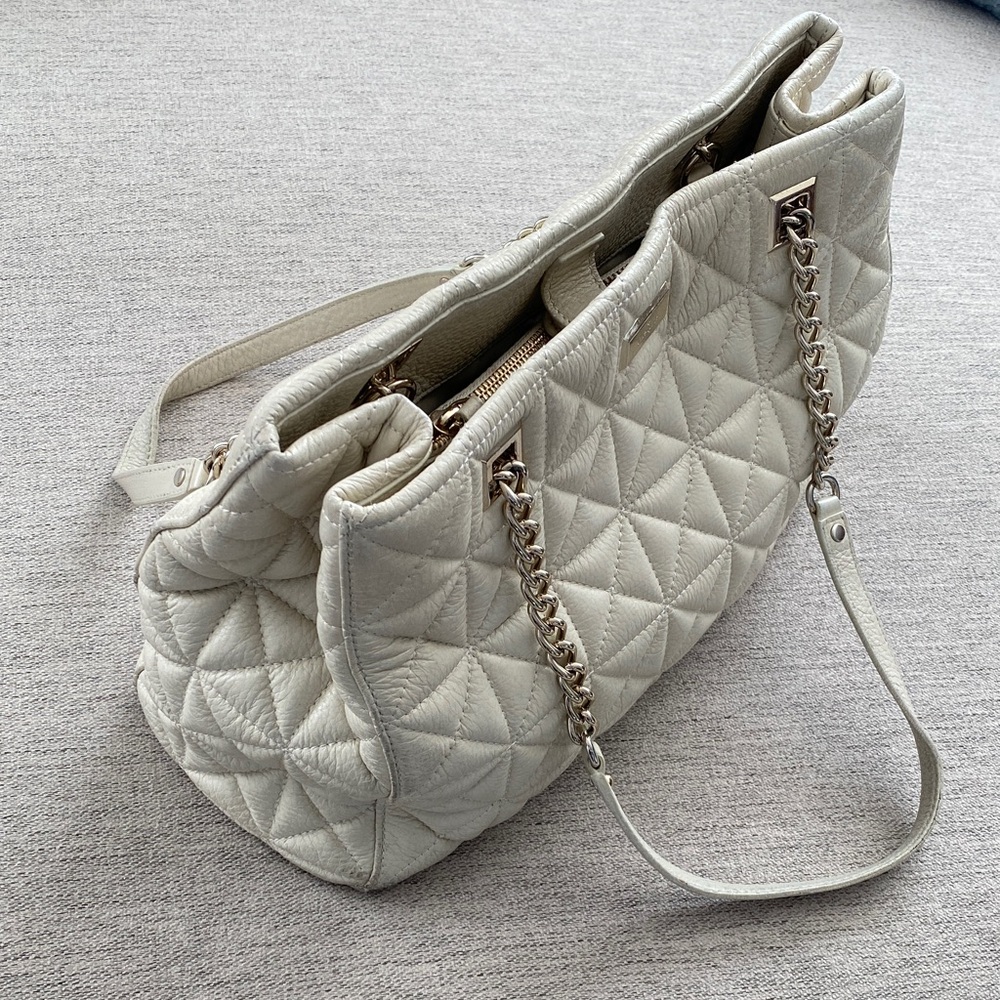 Kate Spade Cream Quilted Bag - Picture 7 of 7